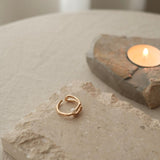 18K Double Line Pearl Ring - NOV ACCESSORIES