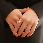 18K Irregular Oval Ring - NOV ACCESSORIES