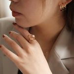 18K Irregular Oval Ring - NOV ACCESSORIES