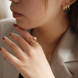 18K Irregular Oval Ring - NOV ACCESSORIES