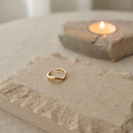 18K Minimalism Line Ring - NOV ACCESSORIES