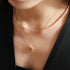 18K Simple Oval Necklace - NOV ACCESSORIES