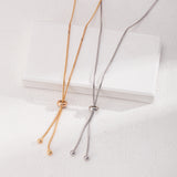 S925 Adjustable Minimalism Necklace