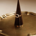 Adjustable Pearl Bow Ring - NOV ACCESSORIES