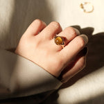 Amber Tiger Eye Ring - NOV ACCESSORIES