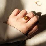 Amber Tiger Eye Ring - NOV ACCESSORIES