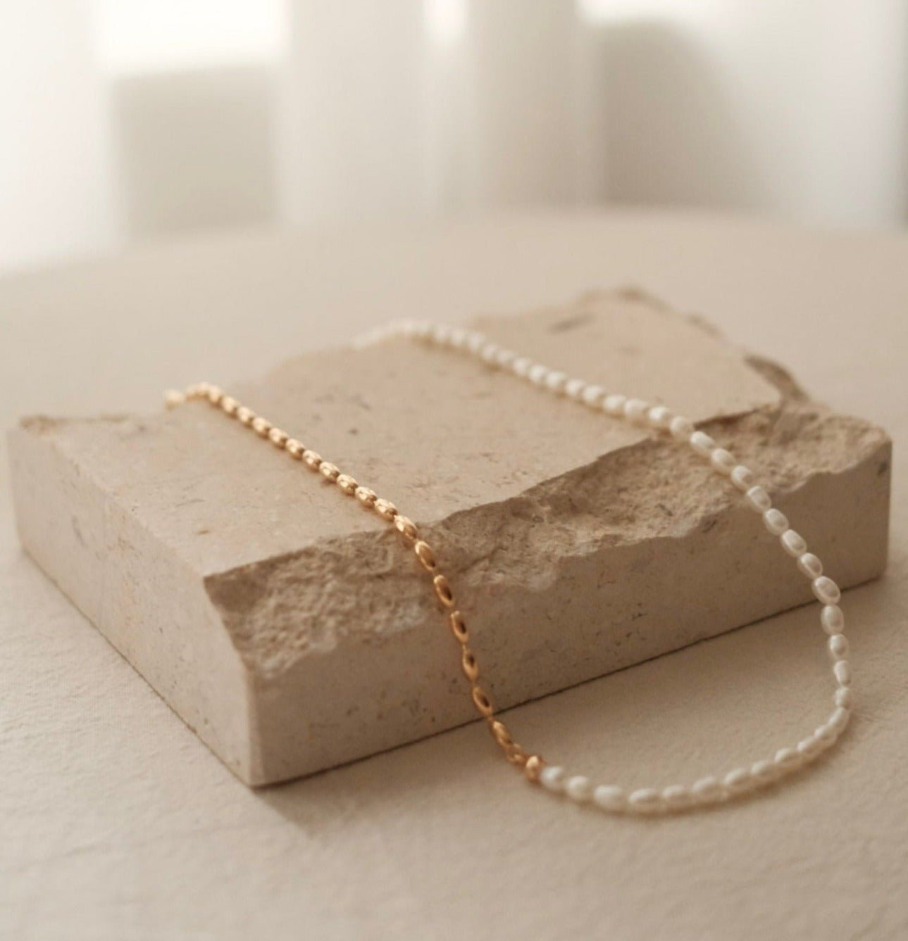 Bean-Pearl Necklace - NOV ACCESSORIES