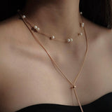 Glamorous Pearl Necklace - NOV ACCESSORIES