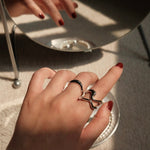 S925 Bold Irregular Ring - NOV ACCESSORIES