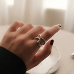 S925 Bold Irregular Ring - NOV ACCESSORIES