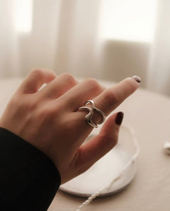 S925 Bold Irregular Ring - NOV ACCESSORIES