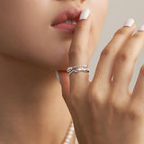 S925 Designed Chain Ring - NOV ACCESSORIES