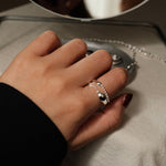 S925 Designed Chain Ring - NOV ACCESSORIES