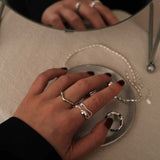 S925 Designed Chain Ring - NOV ACCESSORIES