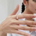 S925 Designed Double Layer Ring - NOV ACCESSORIES