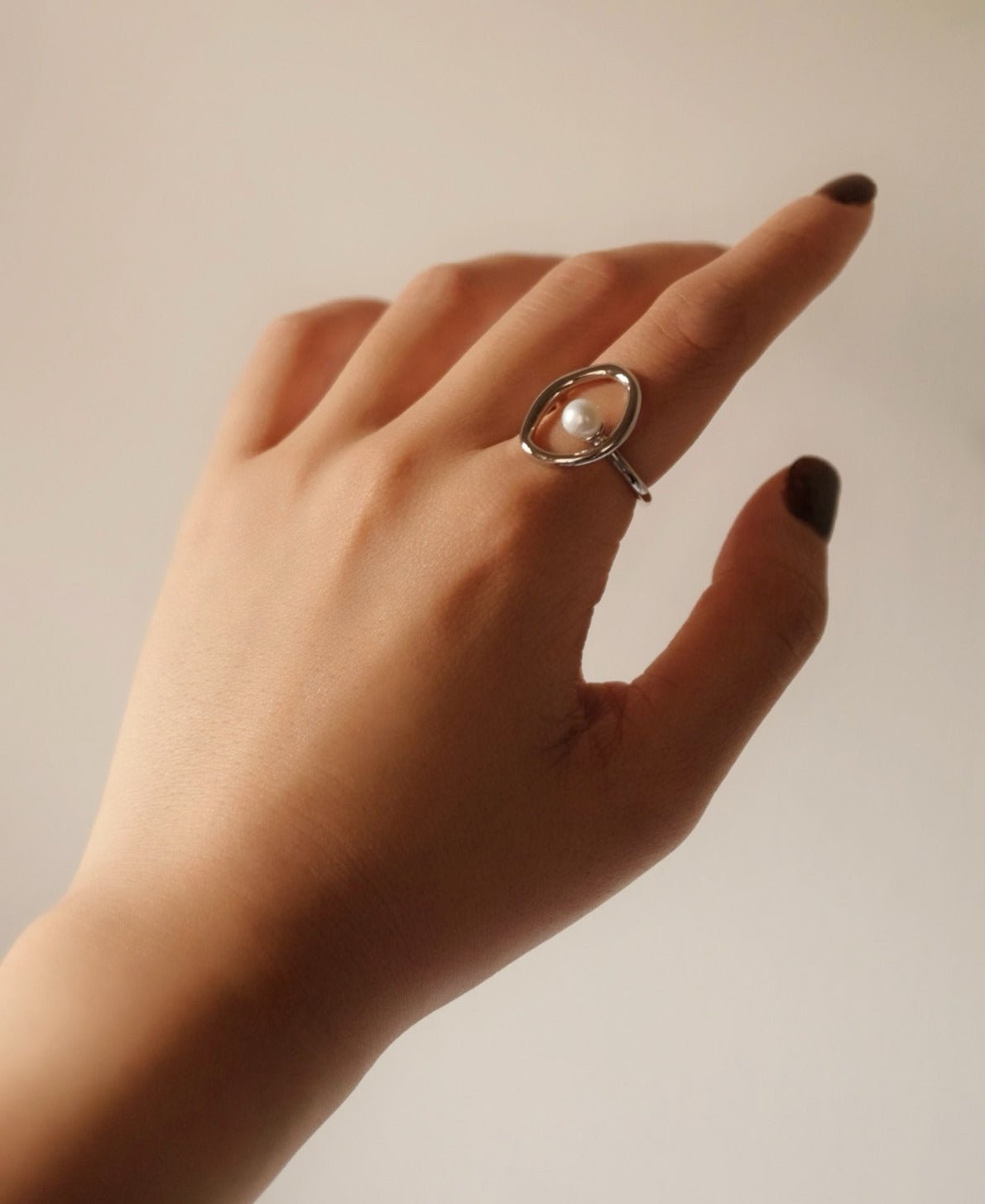 S925 Irregular Oval Ring - NOV ACCESSORIES