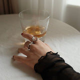 S925 Irregular Oval Ring - NOV ACCESSORIES