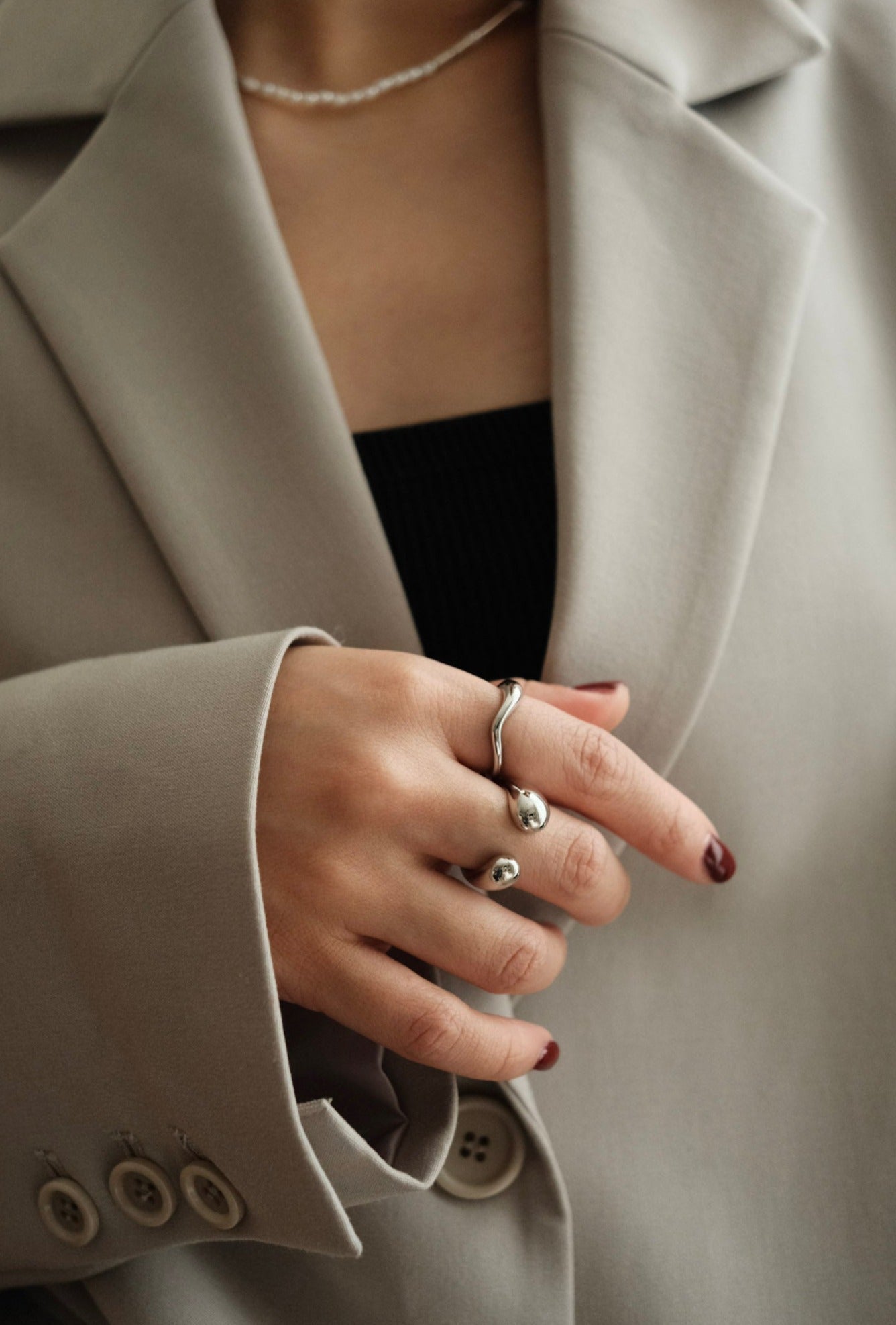 S925 Minimalism Line Ring - NOV ACCESSORIES