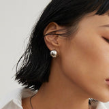 S925 Silver Round Earring - NOV ACCESSORIES