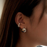 S925 Silver Round Earring - NOV ACCESSORIES