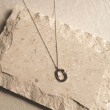 S925 Simple Oval Necklace - NOV ACCESSORIES