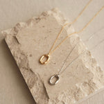 S925 Simple Oval Necklace - NOV ACCESSORIES