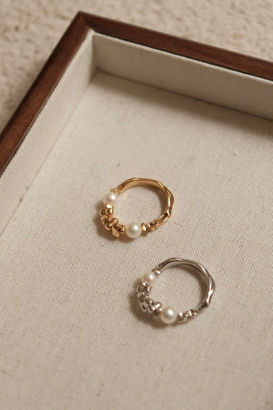 S925 Stellar Pearl Ring - NOV ACCESSORIES