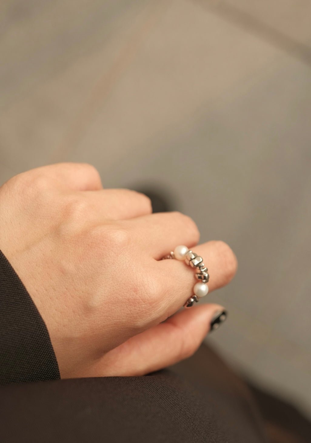 S925 Stellar Pearl Ring - NOV ACCESSORIES