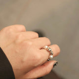 S925 Stellar Pearl Ring - NOV ACCESSORIES