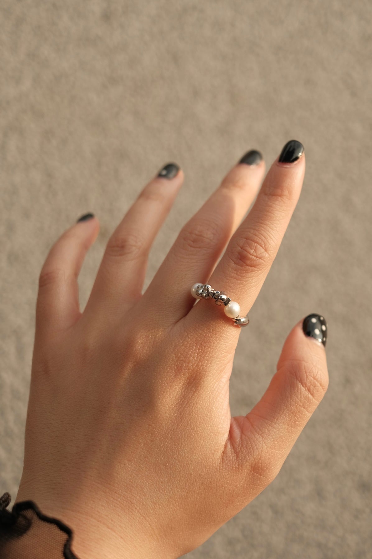 S925 Stellar Pearl Ring - NOV ACCESSORIES